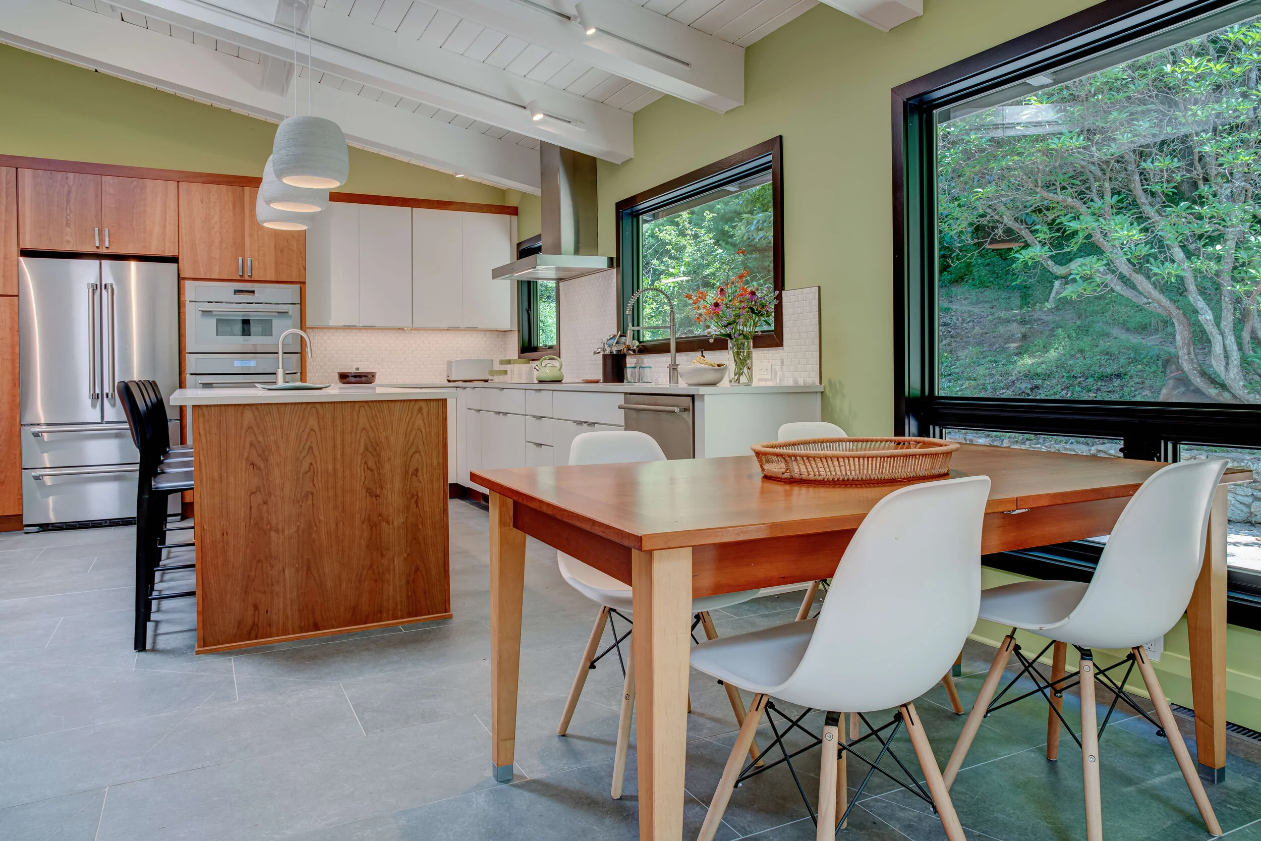 Mid Century Open Floor Plan Asheville NC Kitchen Remodel — HomeSource