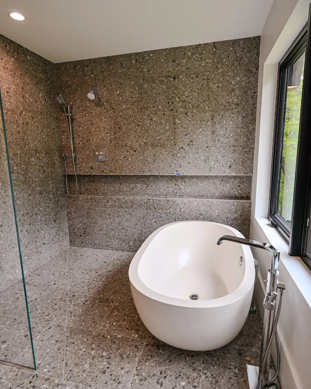 Happy National Bubble Bath Day! 🛁⁠
⁠
Freestanding tubs aren't just a trend; they're a timeless feature that transforms a bathroom into a spa-like experience.⁠
⁠
Swipe through some of our recent projects featuring freestanding tubs that make every da