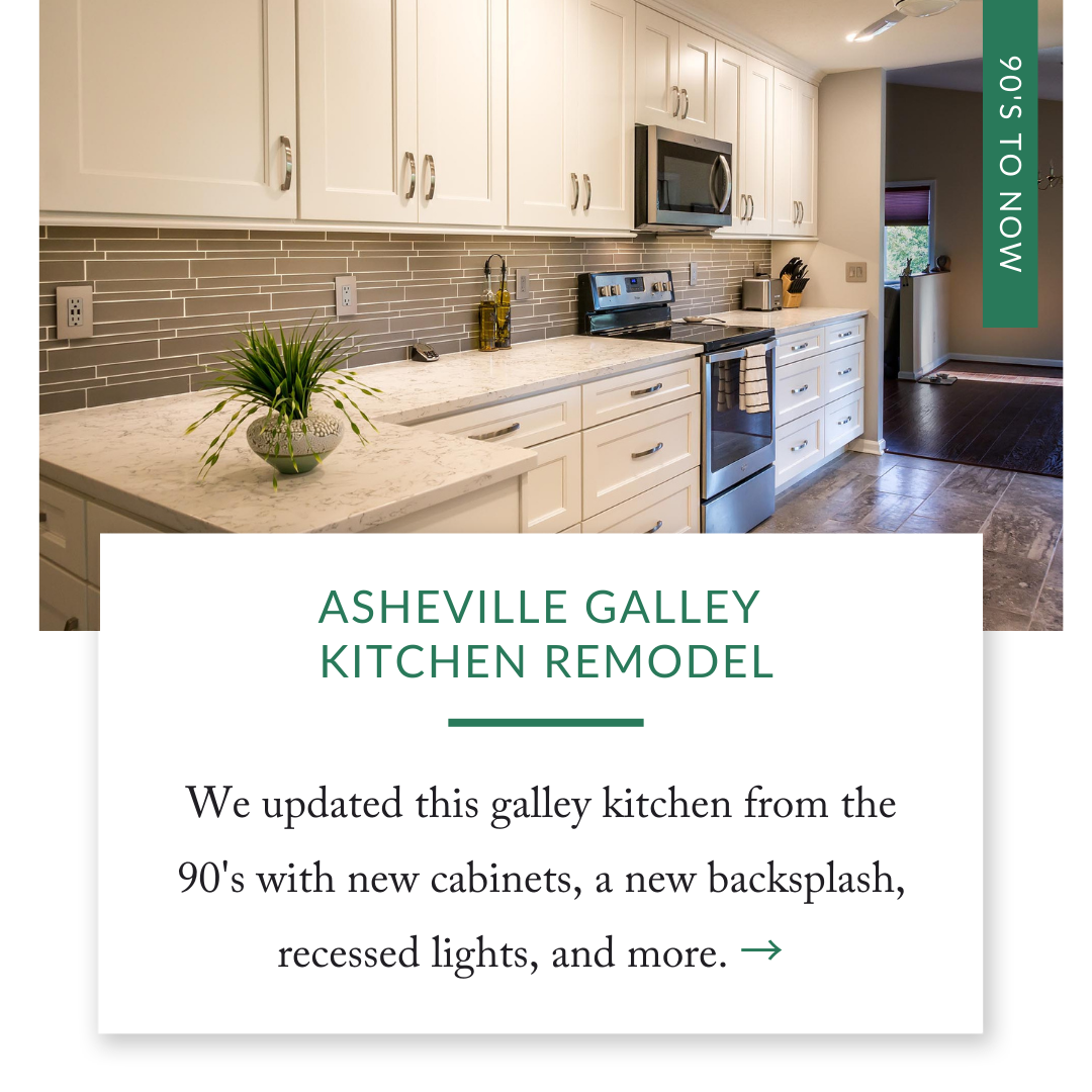 Asheville Galley Kitchen Remodel