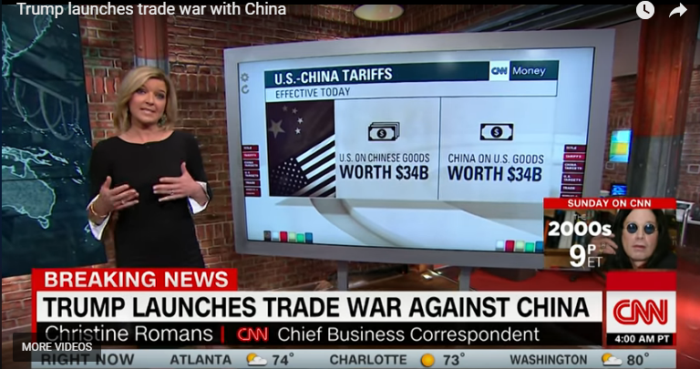 Tariff Destruction Wrapped in the Flag