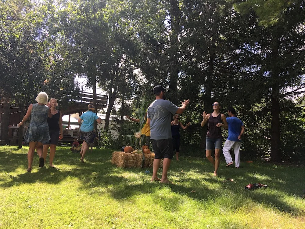 Circle dances can be meditative, vigorous, peaceful, playful, healing, and entertaining. These dances are for people of all ages and abilities.