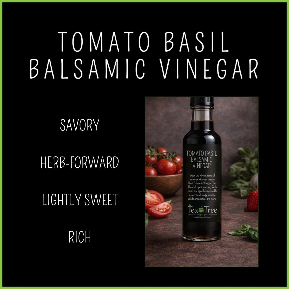 Tomato Basil Balsamic Vinegar