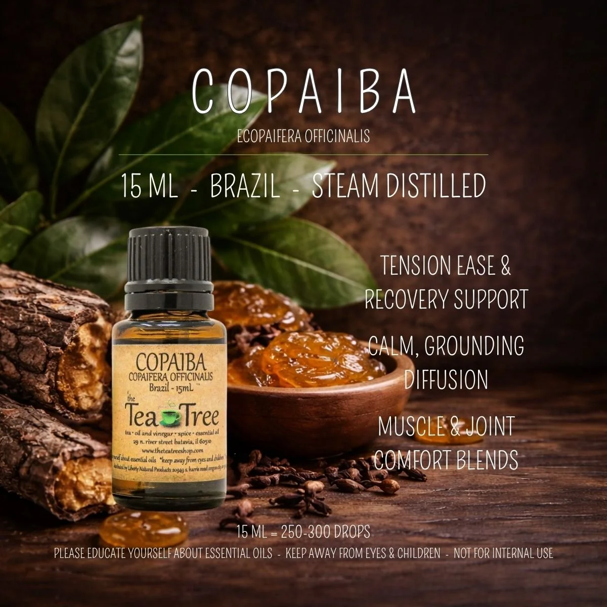Copaiba Balsam - Brazil 15 mL