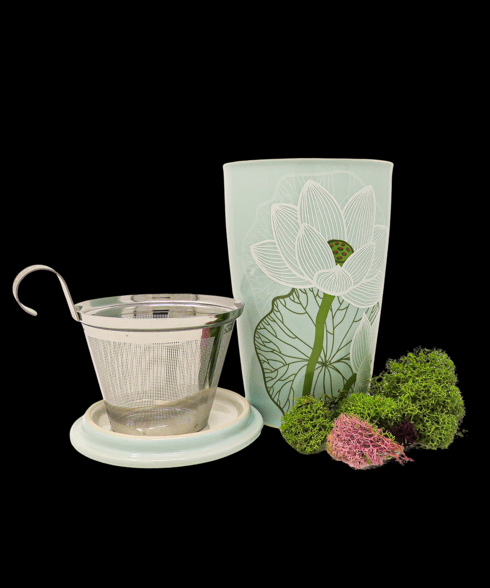 Lotus Tea Forte Mug with Infuser