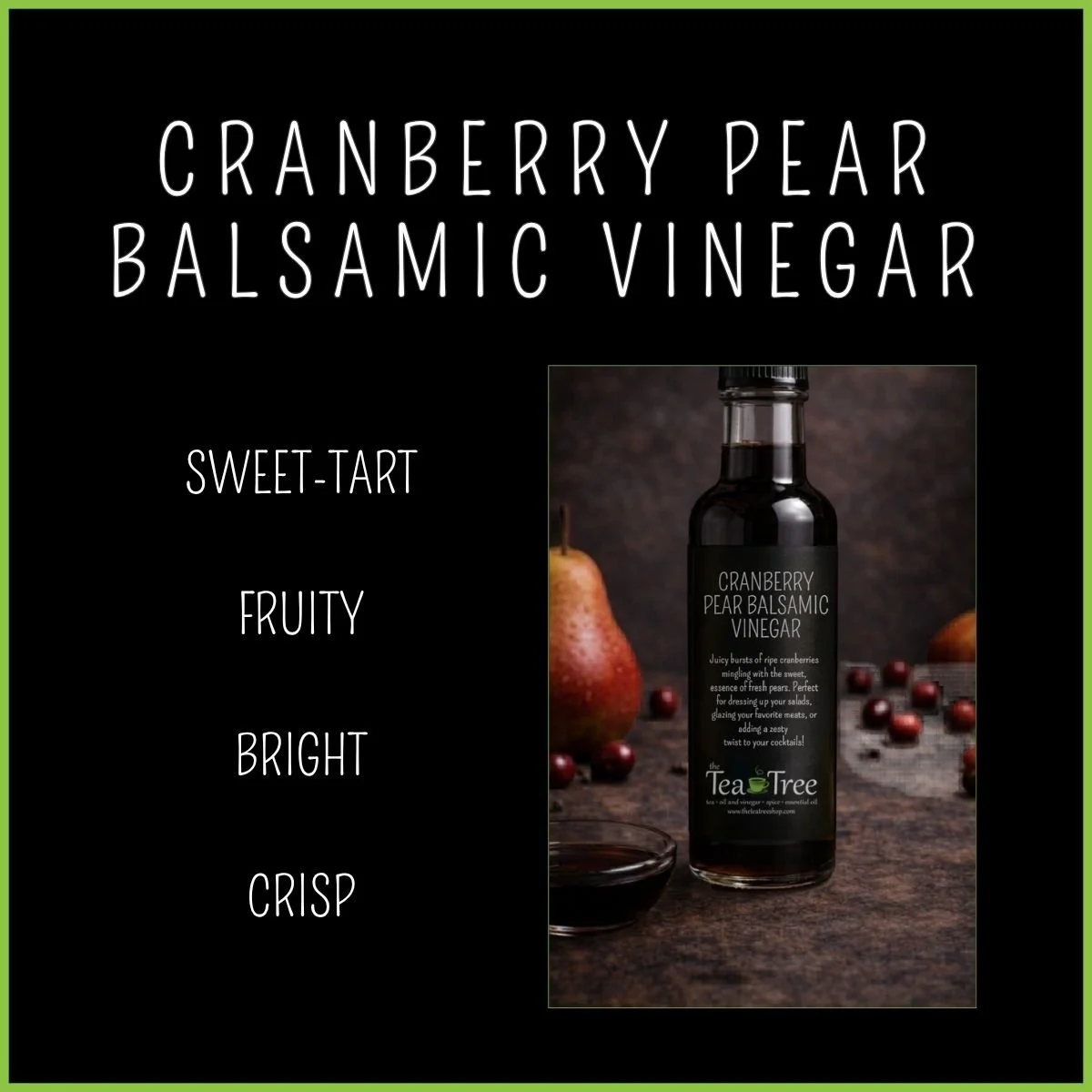 Cranberry Pear Balsamic Vinegar