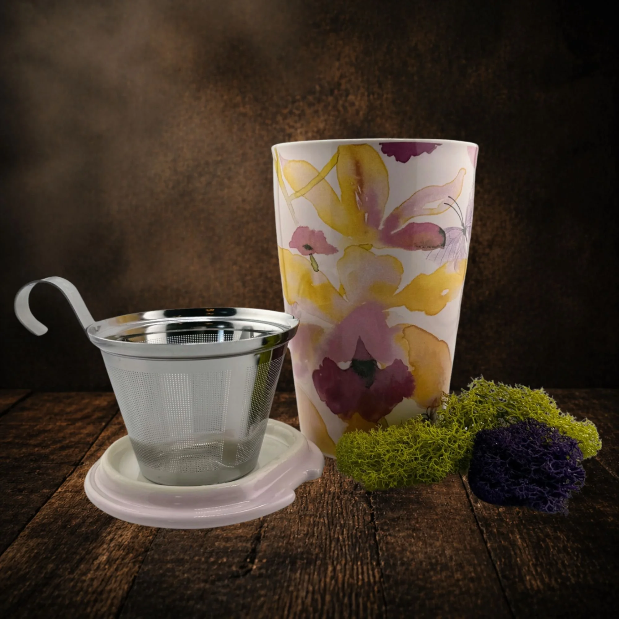 Mariposa Tea Forte Mug with Infuser