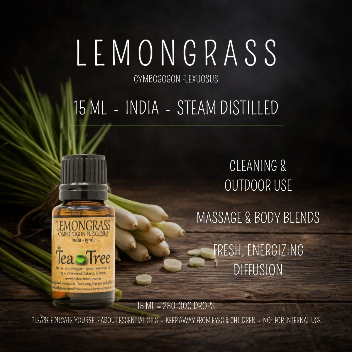 Lemongrass - India 15 mL