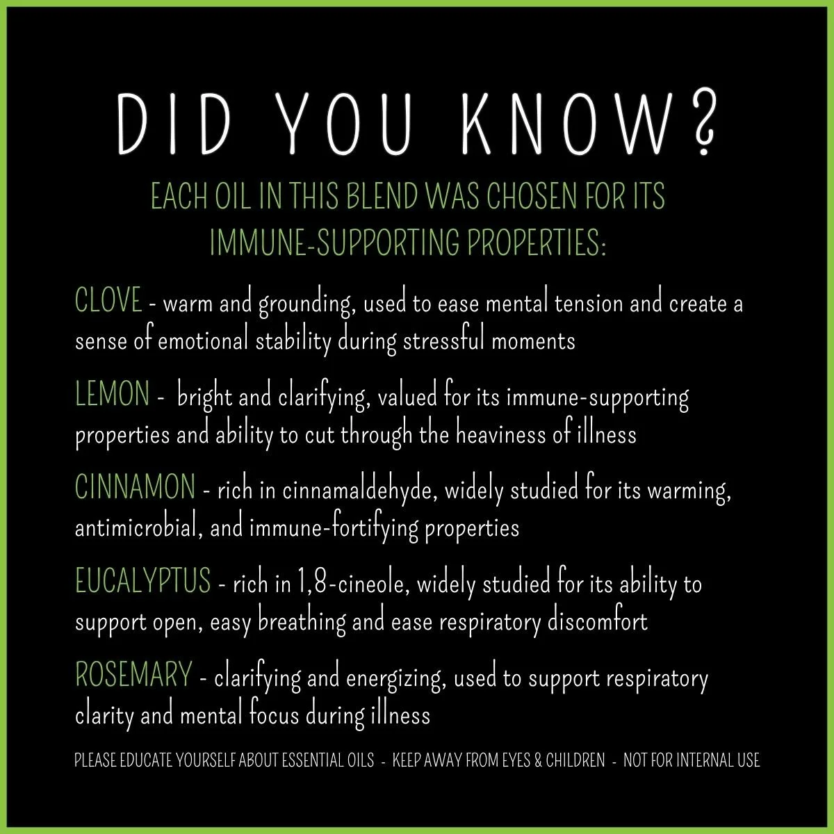 How Teaves essential oil blend supports immune defense