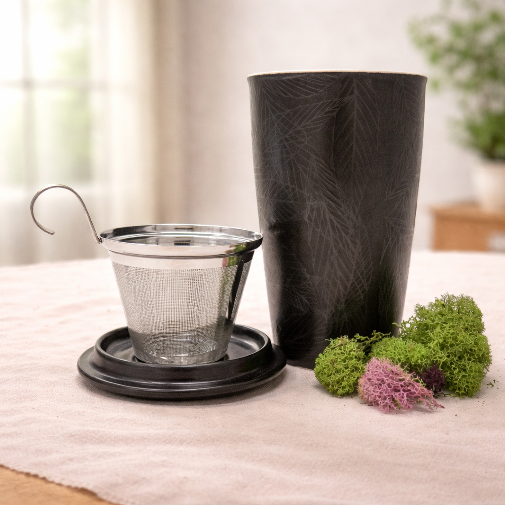 Noir Tea Forte Mug with Infuser