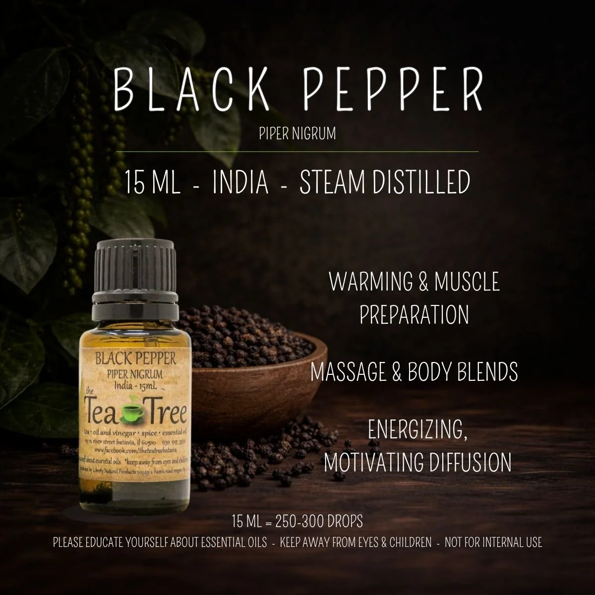Black Pepper - India 15 mL