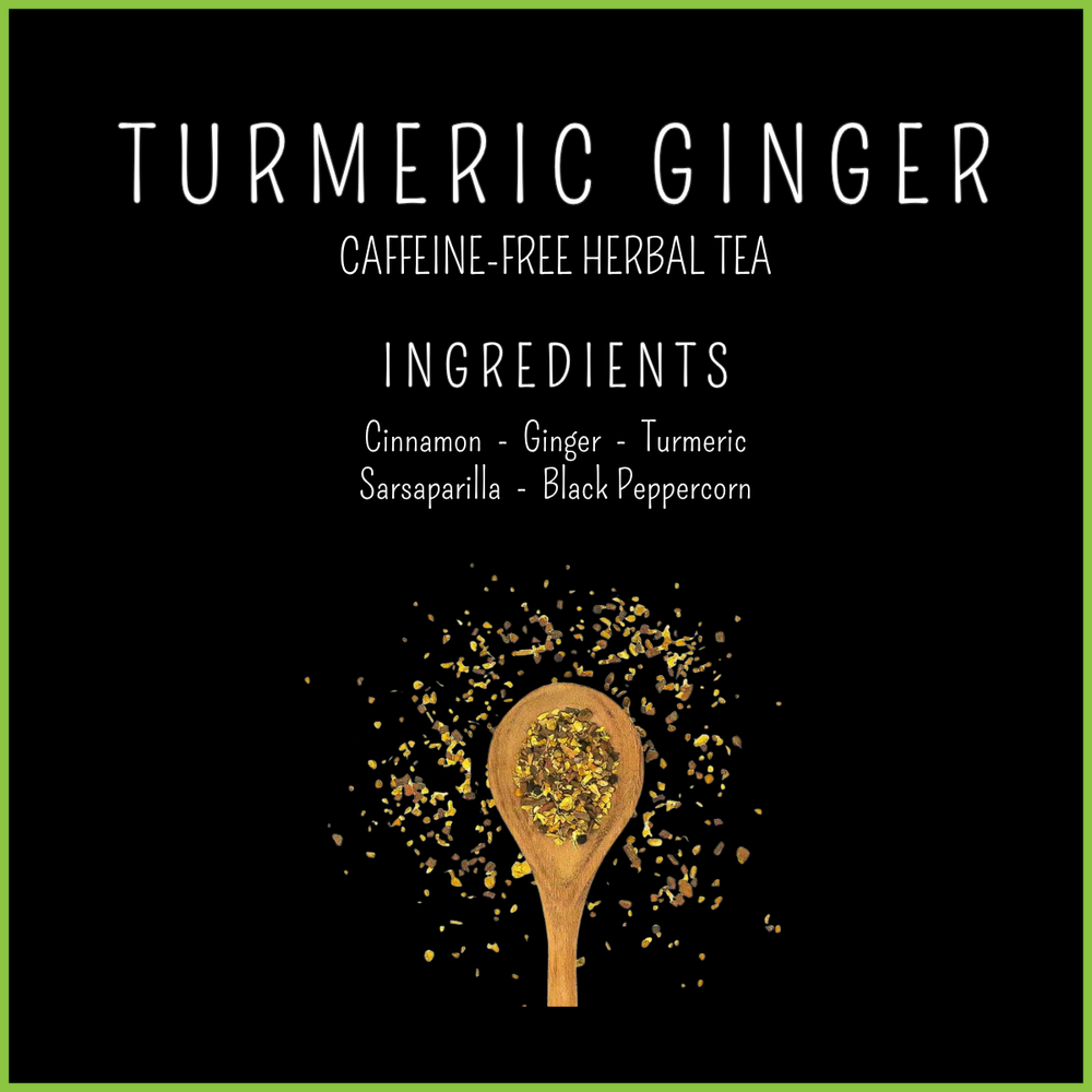 Turmeric Ginger Herbal Tea | Spiced Herbal Tea — The Tea Tree