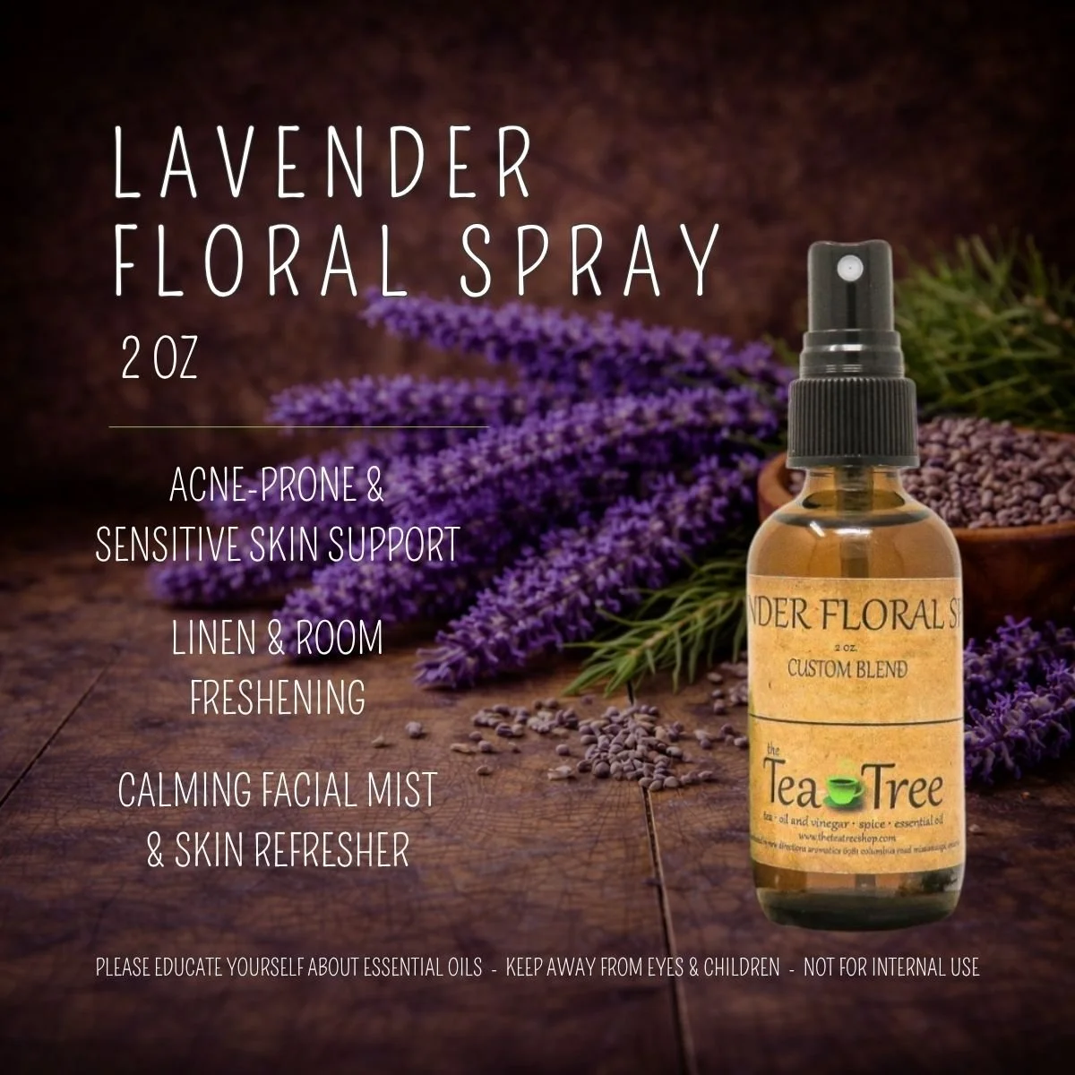 Lavender Floral Spray - 2 oz