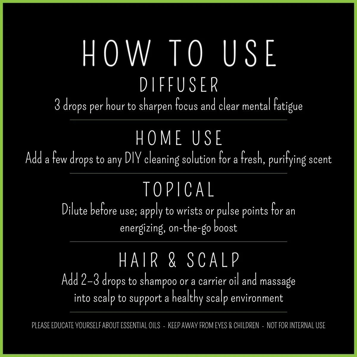 How to use Rosemary essential oil – clean & fresh