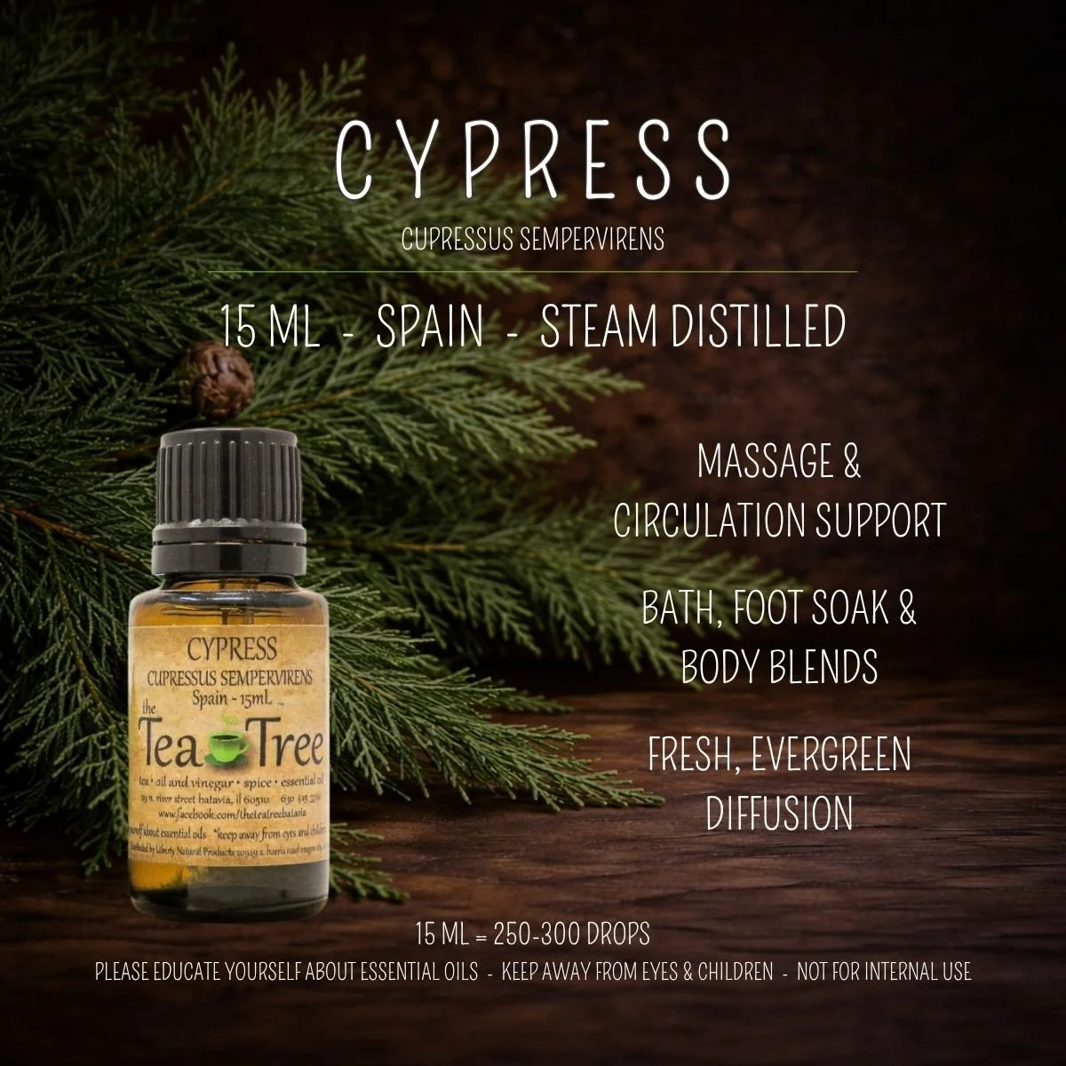 Cypress - Spain 15 mL