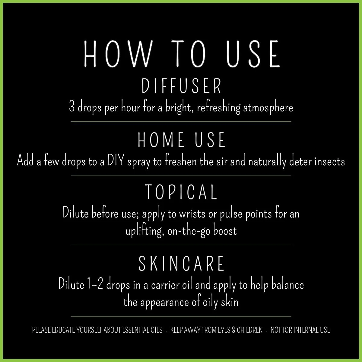 How to use Spearmint essential oil – clean & fresh