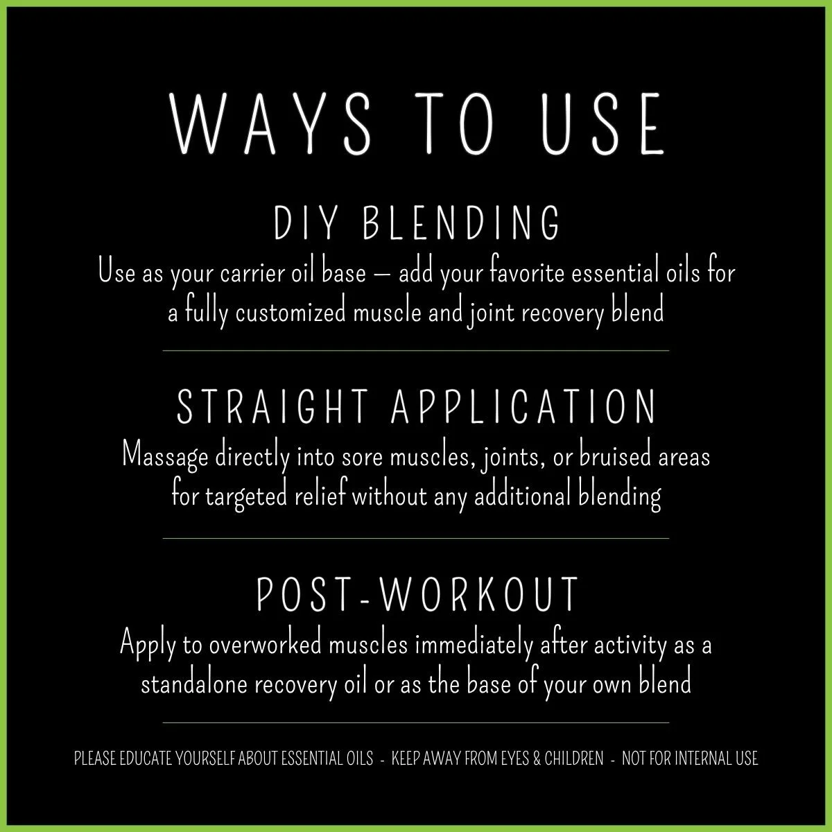 How to use Arnica Oil – DIY blending for muscle and joint relief