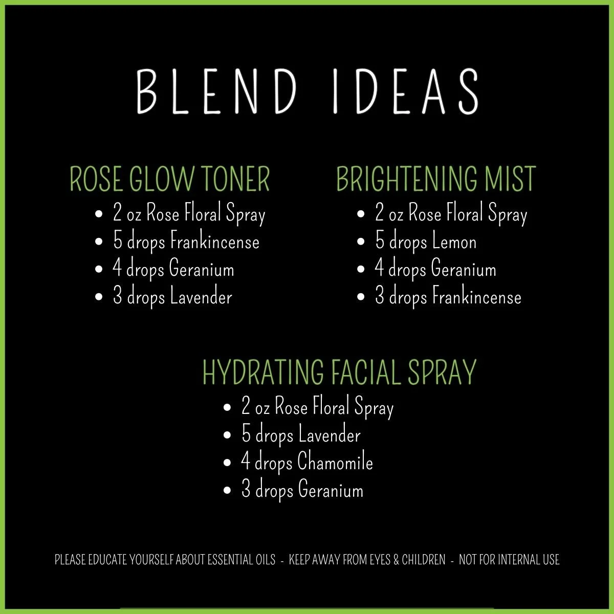 Rose Water DIY blend ideas for skin & beauty