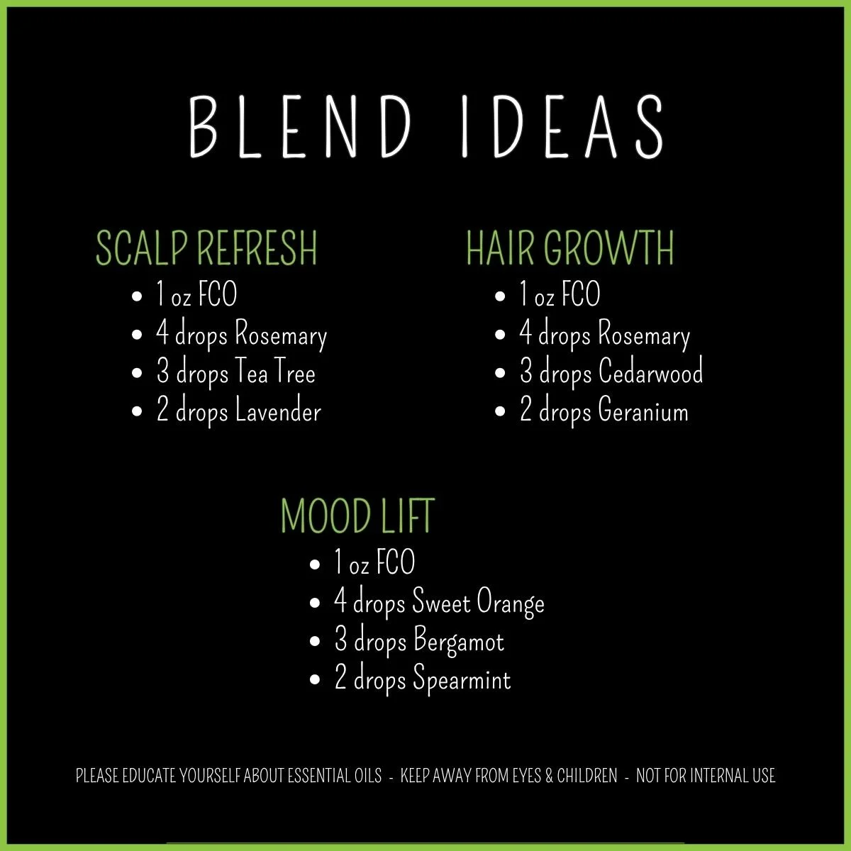 Fractionated Coconut Oil DIY blend ideas for skin & beauty