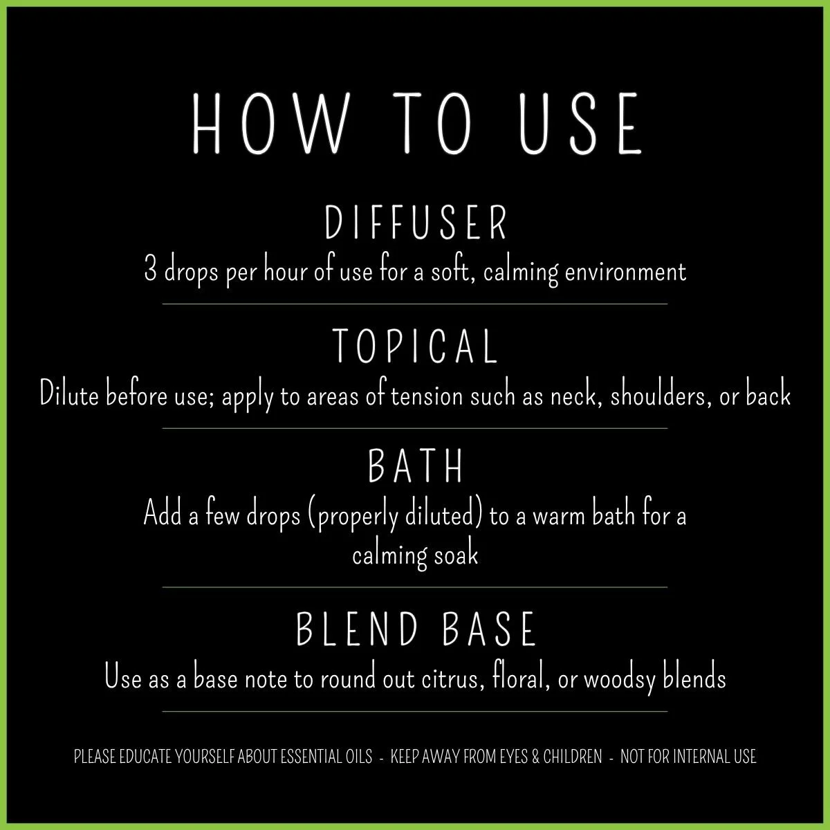 How to use Copaiba essential oil – muscle, joint & recovery