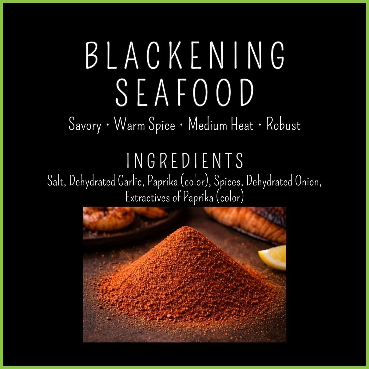 Blackening Seafood
