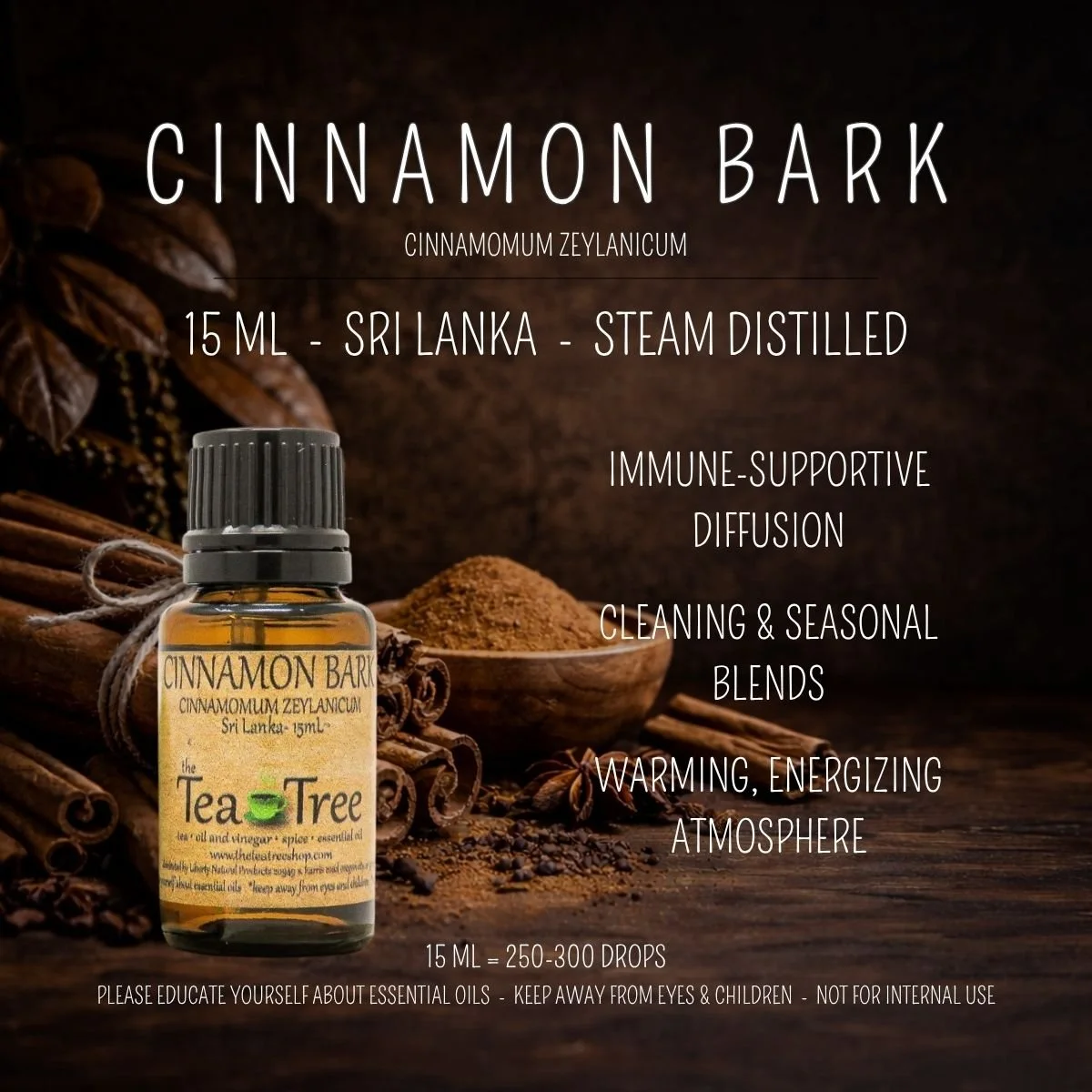 Cinnamon Bark - Sri Lanka 15 mL