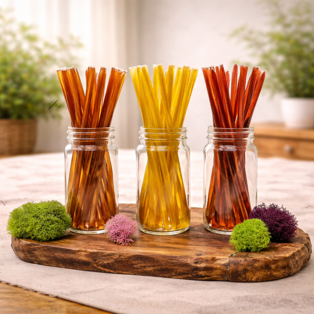 Flavored Honey Sticks — assorted flavors perfect for tea and gifts — 50 cents each