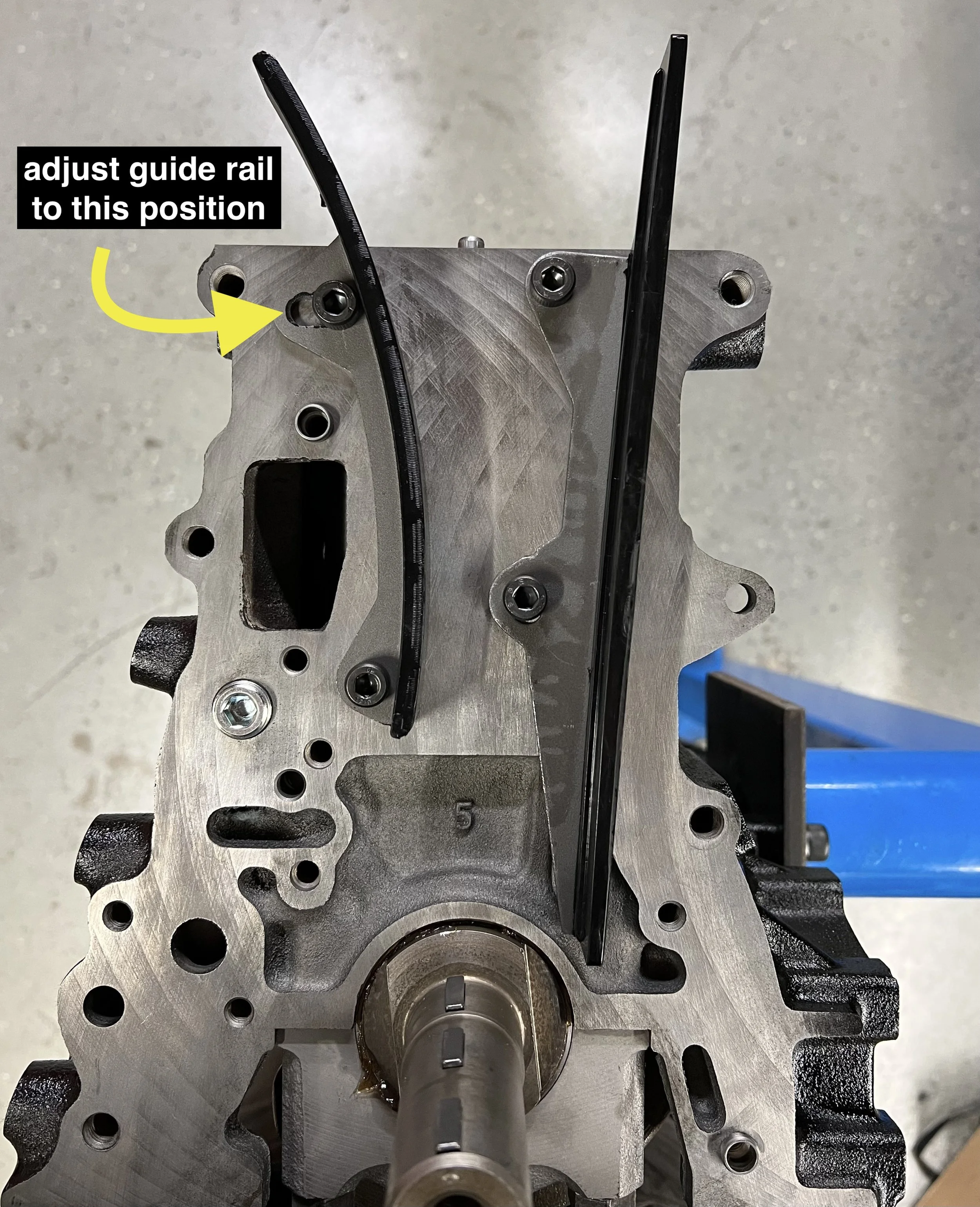 OSK timing chain kit with steel guide rails — 22RE Performance