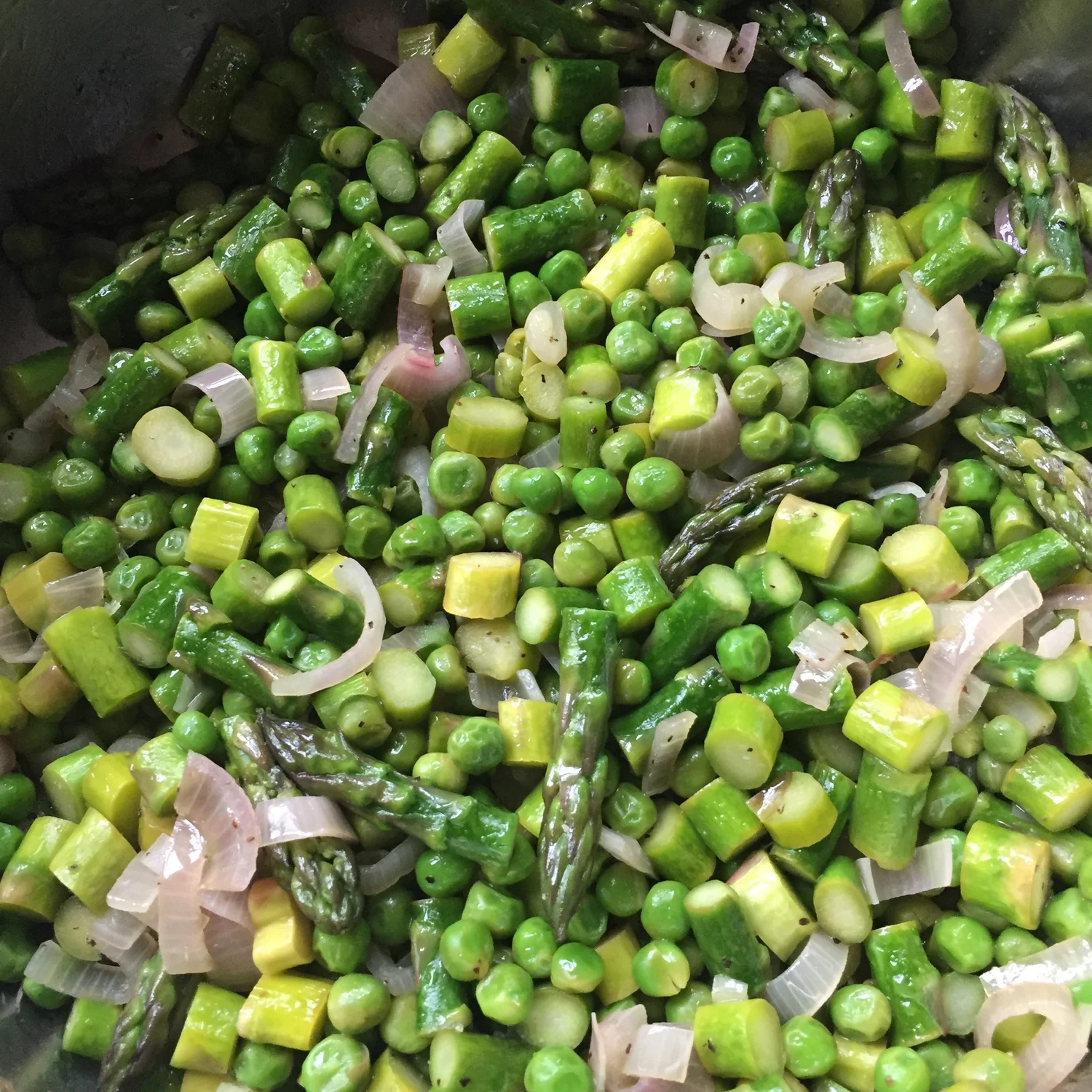 Recipe Asparagus and Peas — Lisa Barksdale