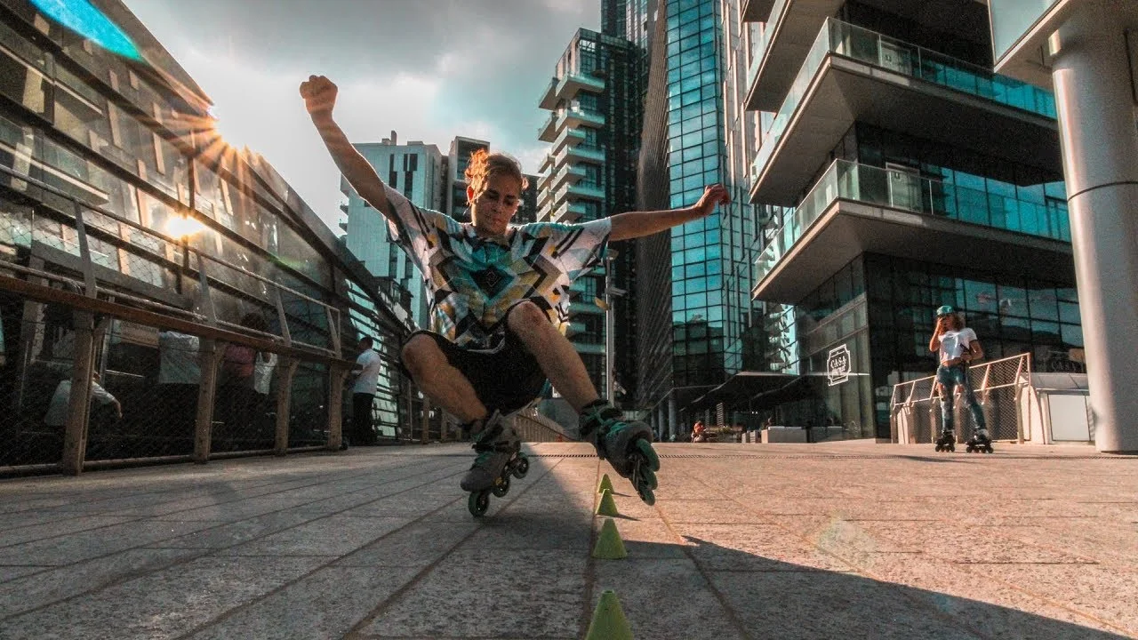 Freeskating Milan with Lorenzo Guslandi