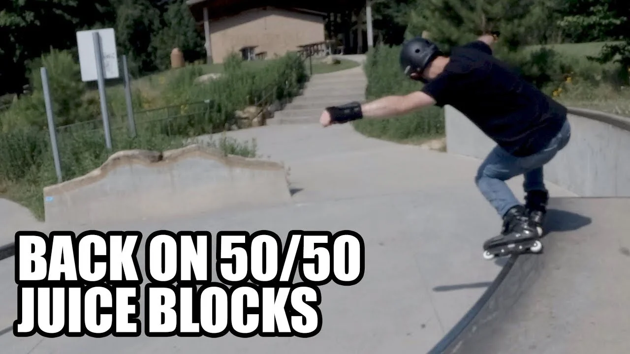 Back on 50/50 Balance Frames with Juice Blocks