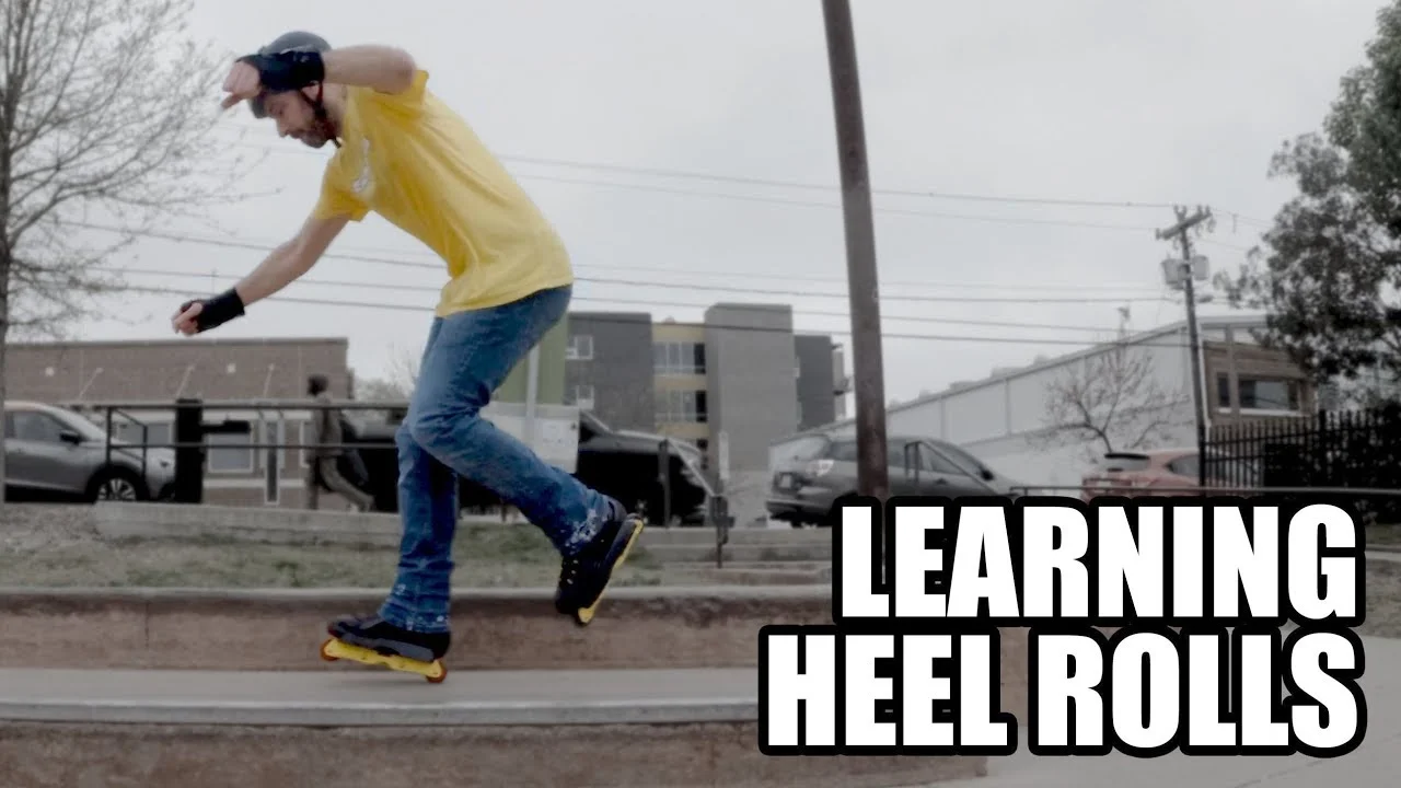 Learning to Heel Roll - Back to Blading | VLOG