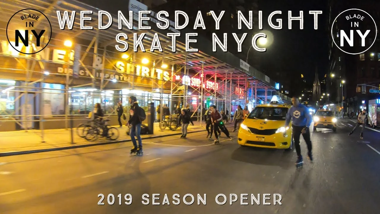 Blade In NY At The Season Opener of Wednesday Night Skate NYC