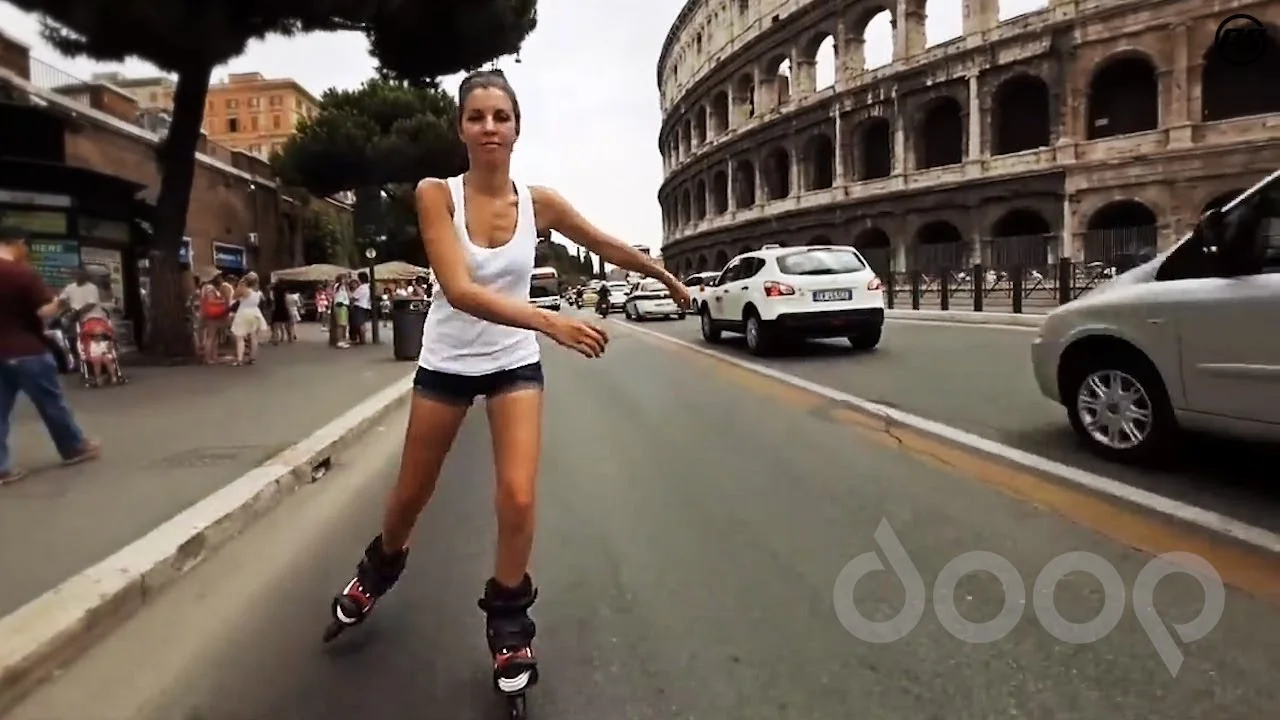 Rolling Through Rome on Doop Skates
