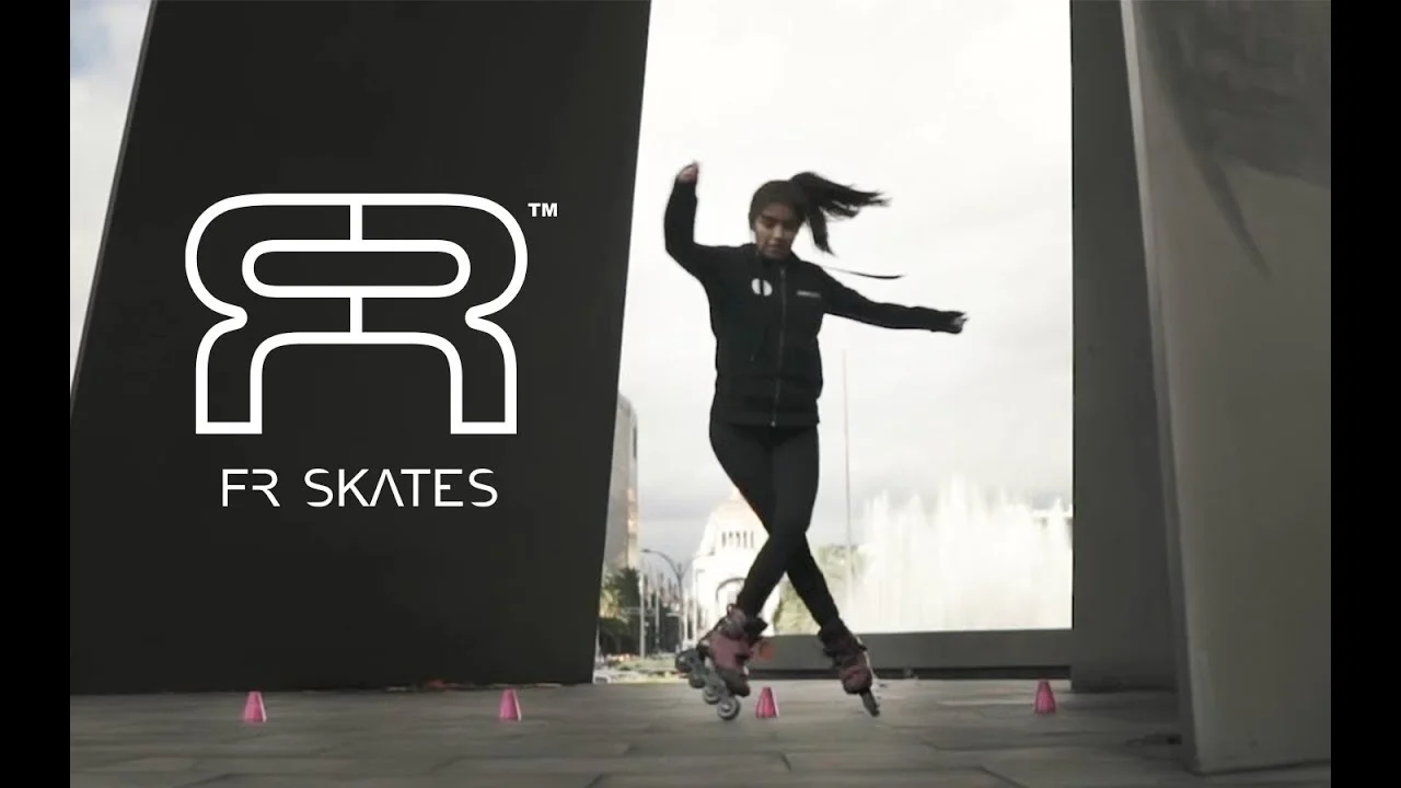 Freestyle Slalom with Carolin Vi For FR Skates