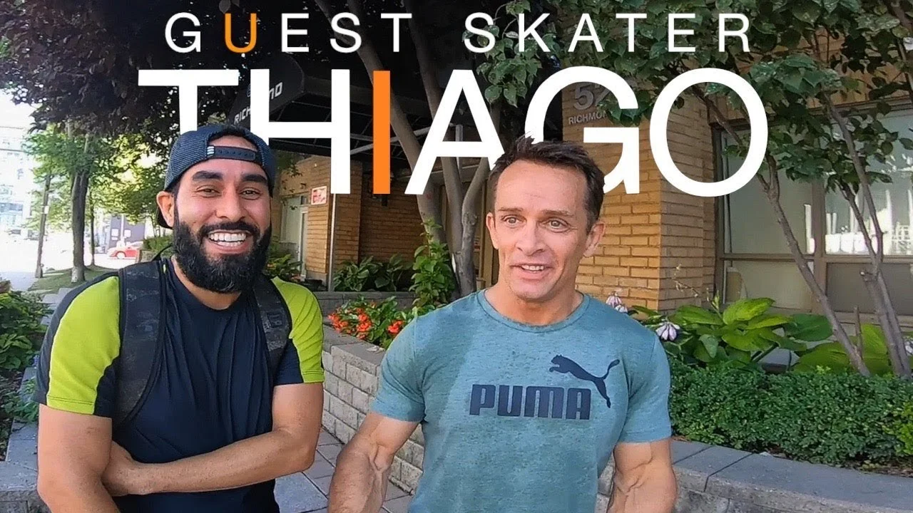 Bill Stoppard Tours Toronto with City Skater Thiago Torchia