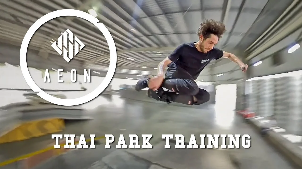 Nick Lomax and Worapoj do Some Skatepark Training VLOG