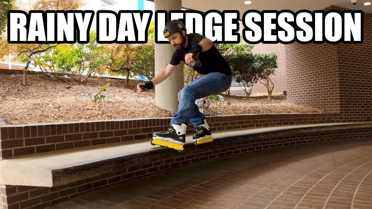 Back to Blading Rain Day Ledge Session