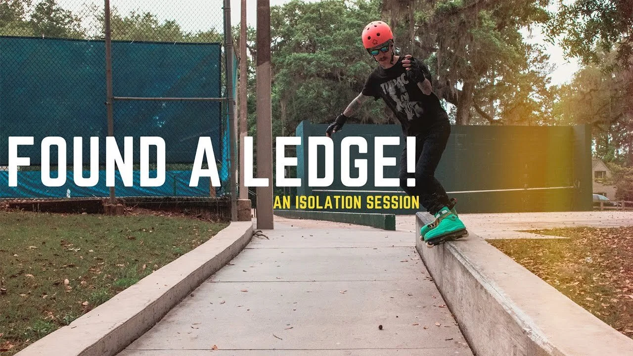 Matt Burke found a hidden ledge