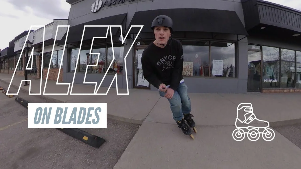 Alex and Shaun on Blades Flow Skating