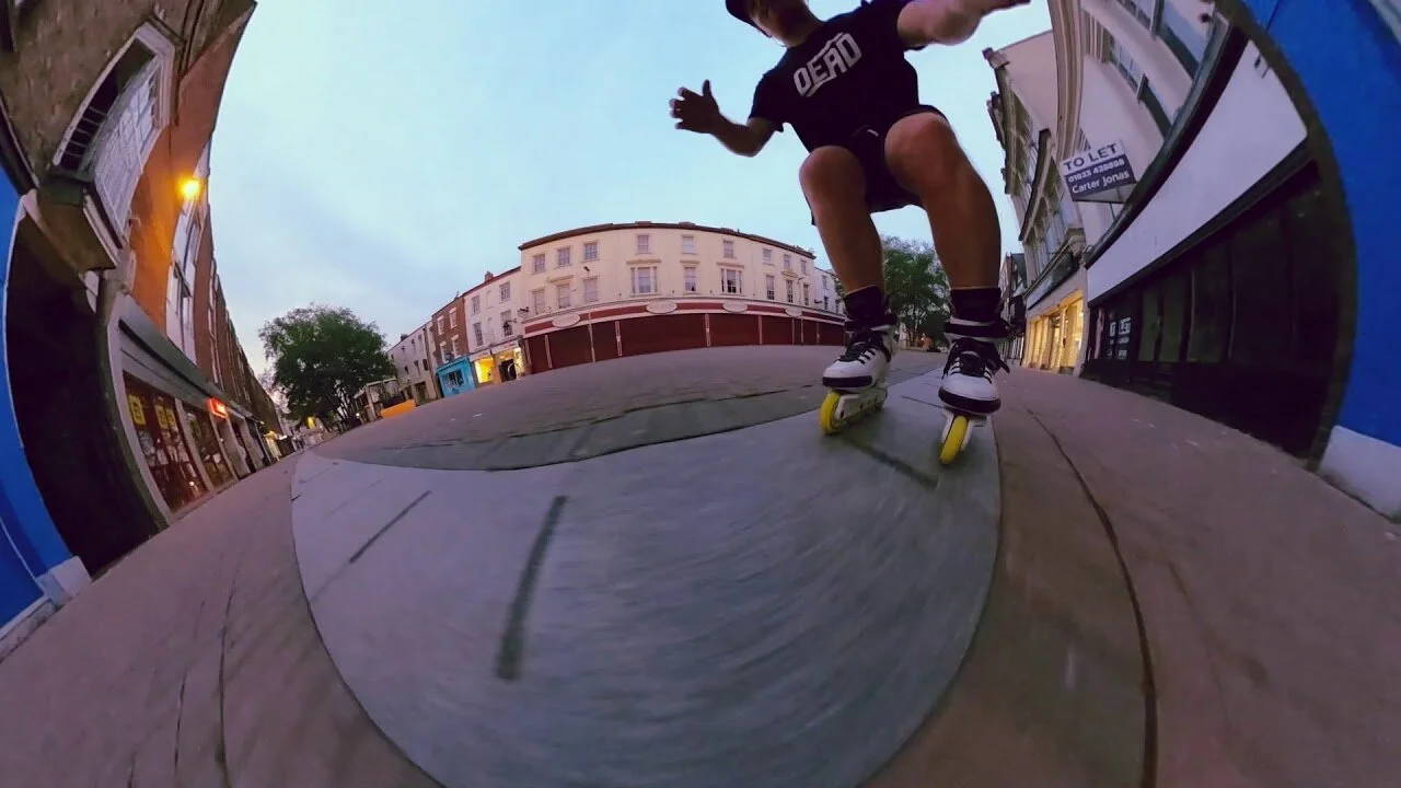 Mark Worner skates everything in Taunton, Somerset