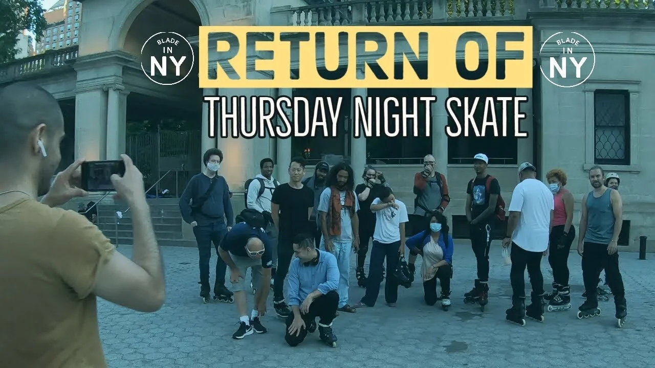 The Return of Thursday Night Skates by Blade in NY