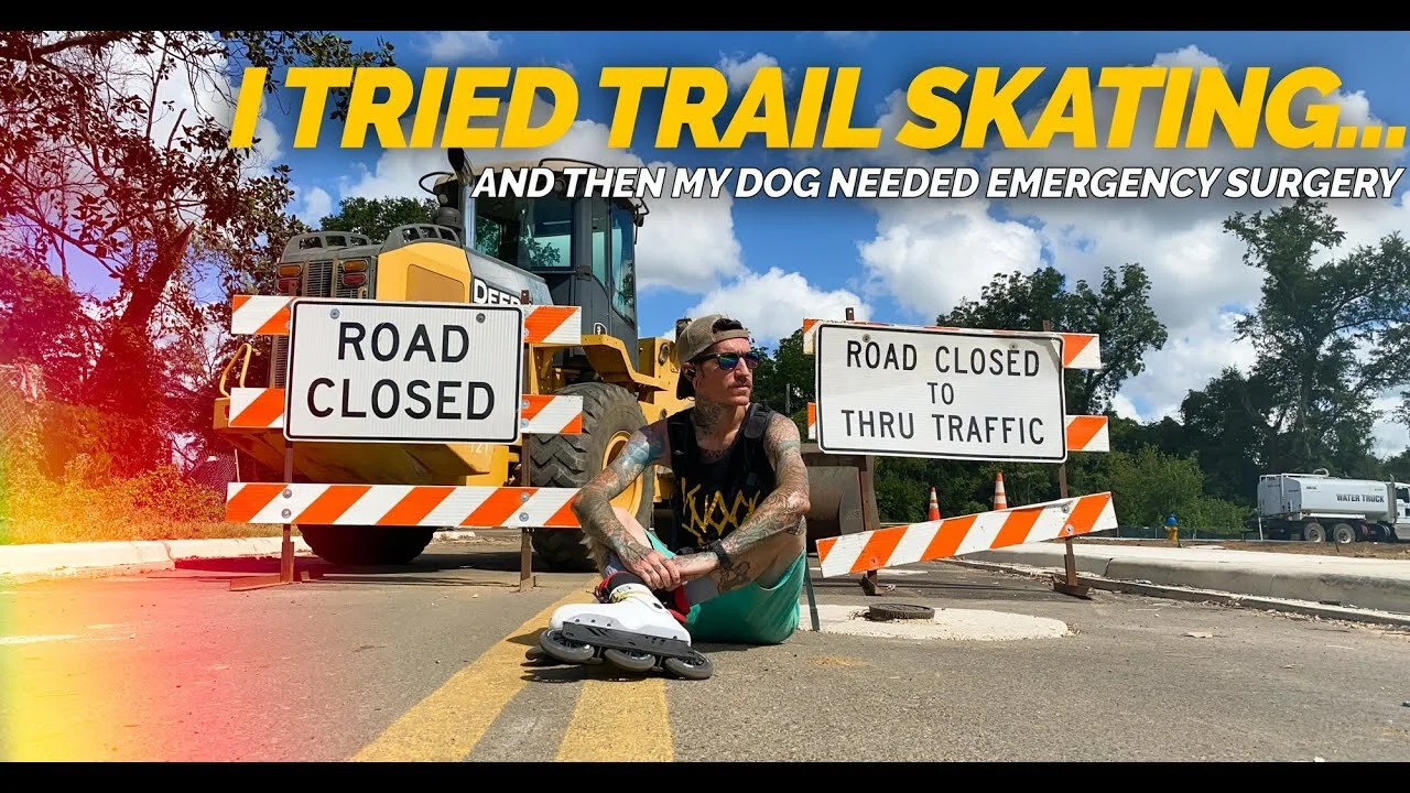 Matt Burke clears his mind and tries to Trail Skate