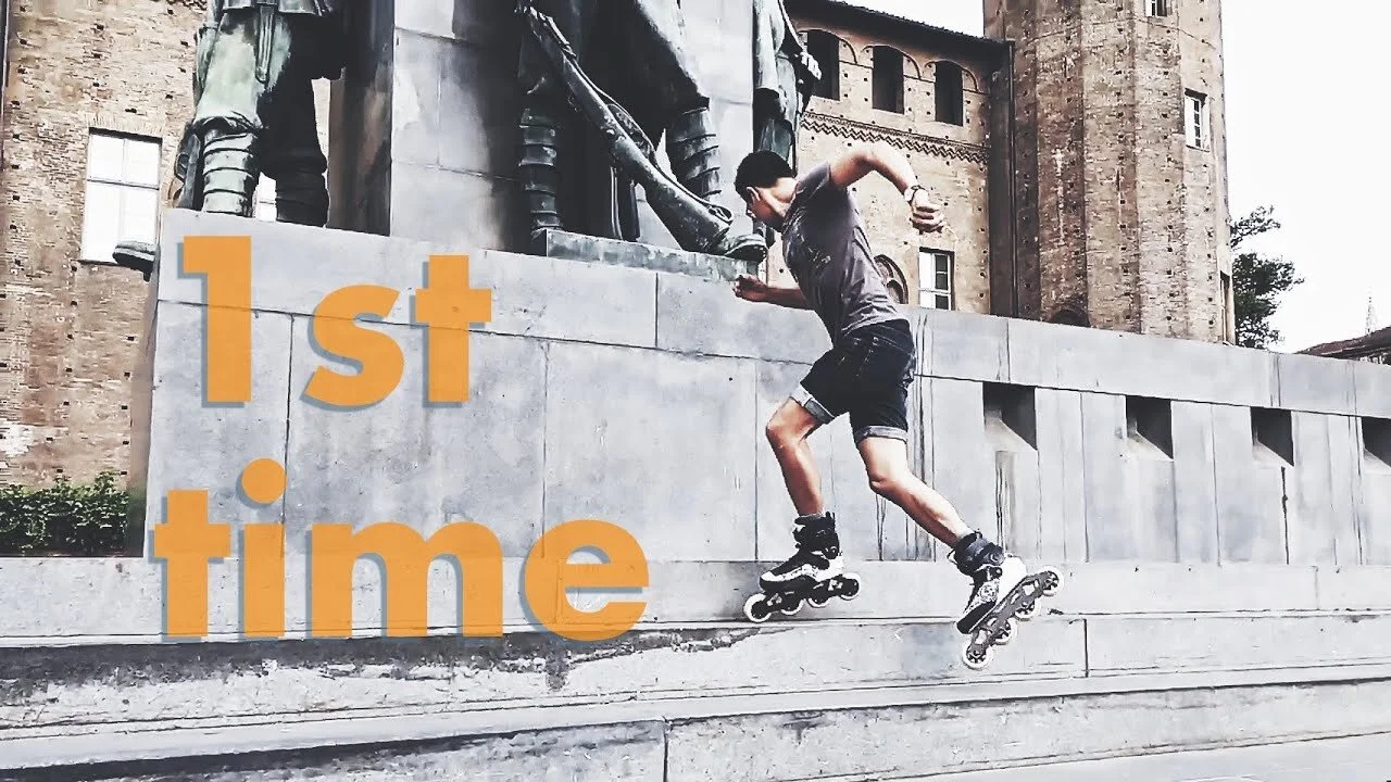 Freeskating in Slo-mo with Nazar in Castello, Torino