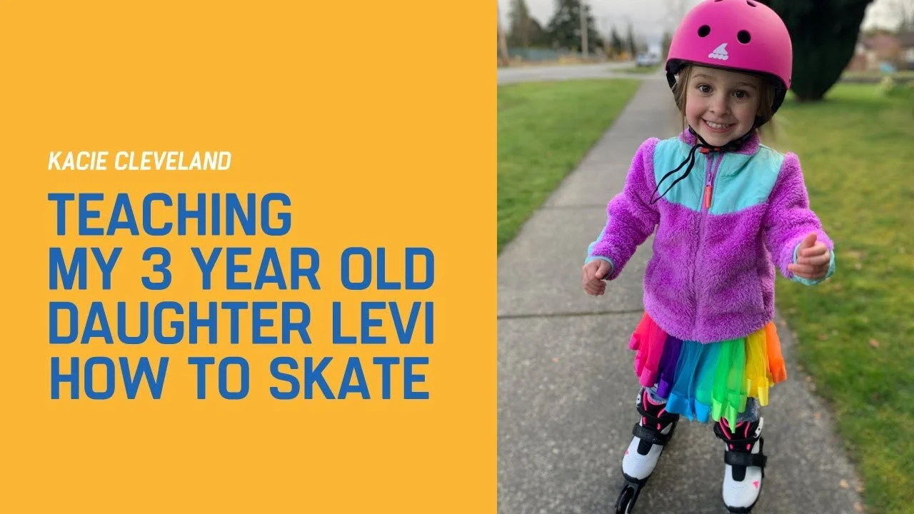 Rollerblade presents Teaching Levi how to skate