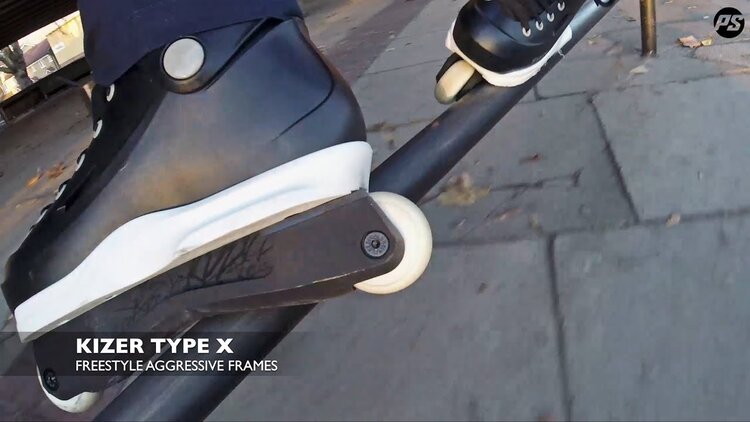 Kizer Type-X - Black Inline Skate Frames - Bladeville