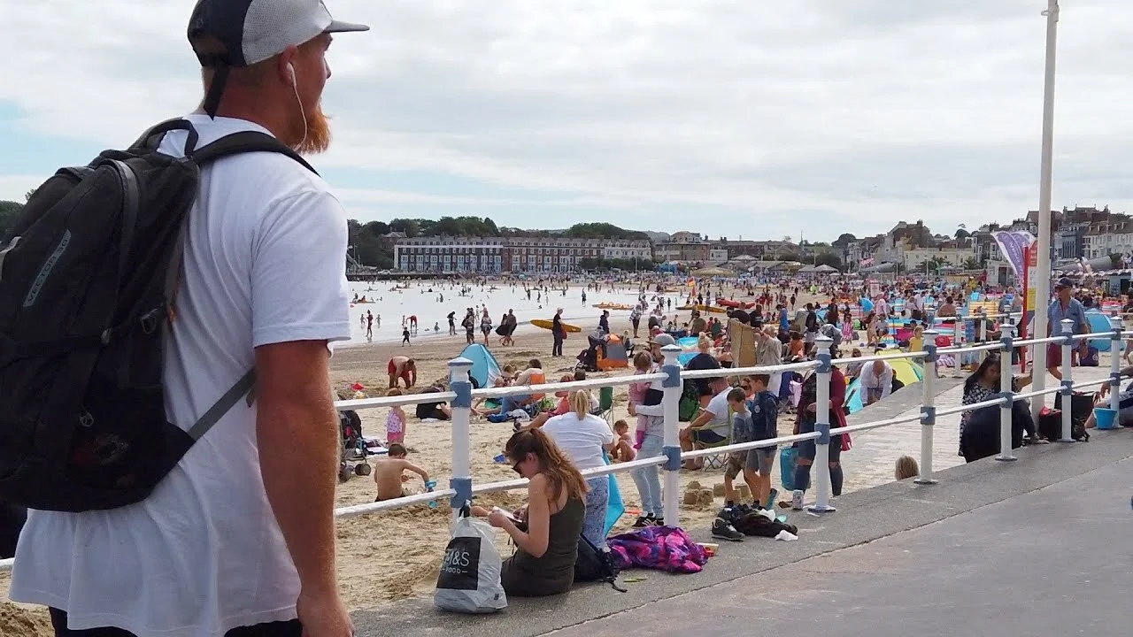 Mark Worner goes big wheel cruising' around Waymouth and Portland