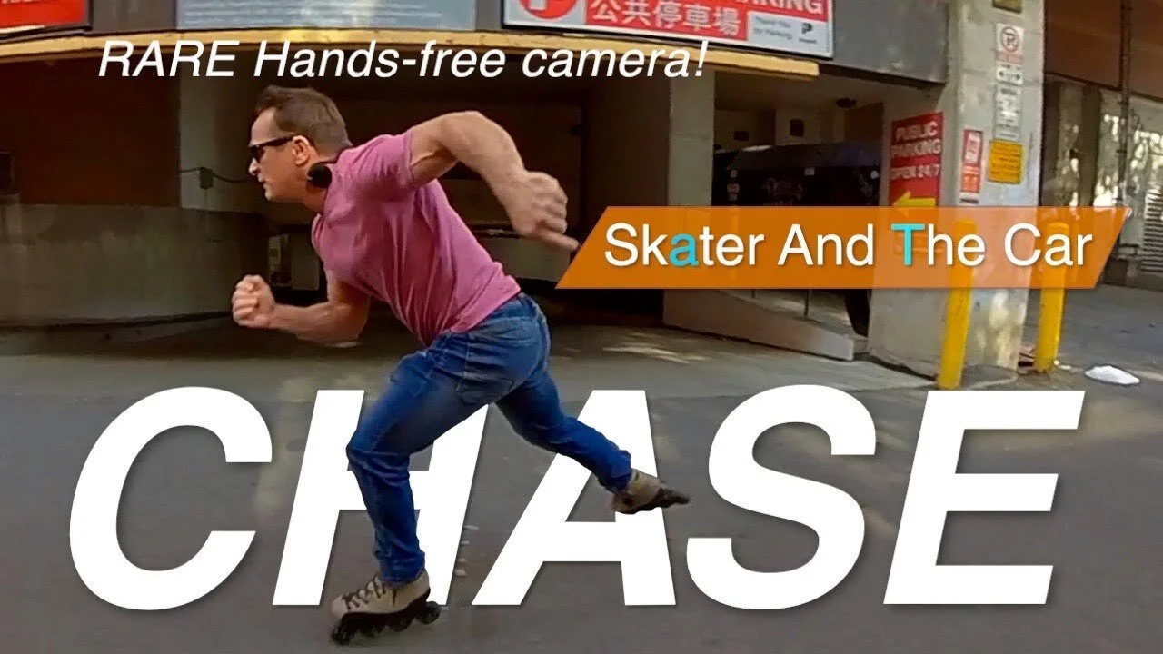 Bill Stoppard's Car Chase With Rollerblader