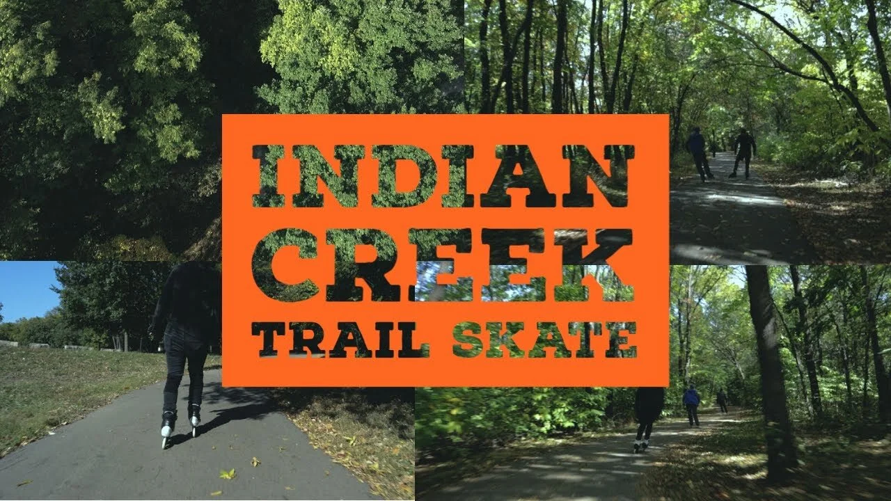Enjoying the Indian Creek Trail with Blade In NY