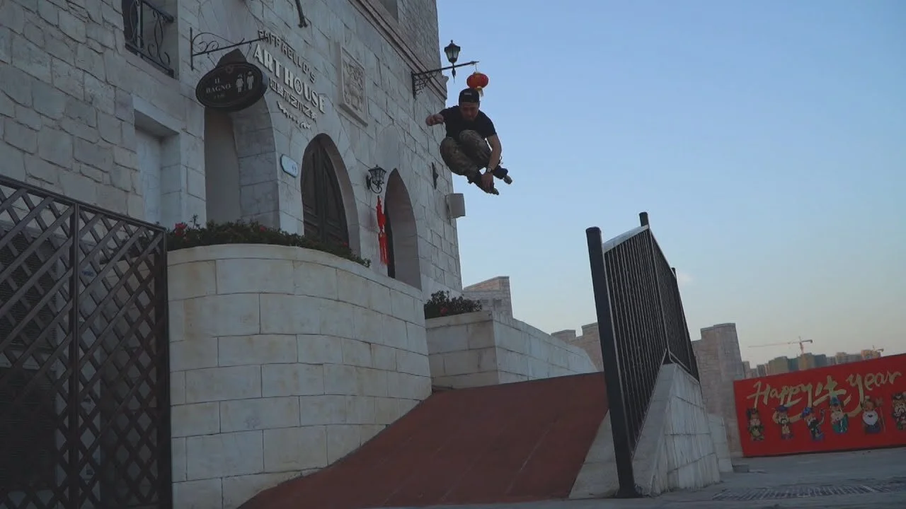 Freeskating in Chang Sha City by Awei