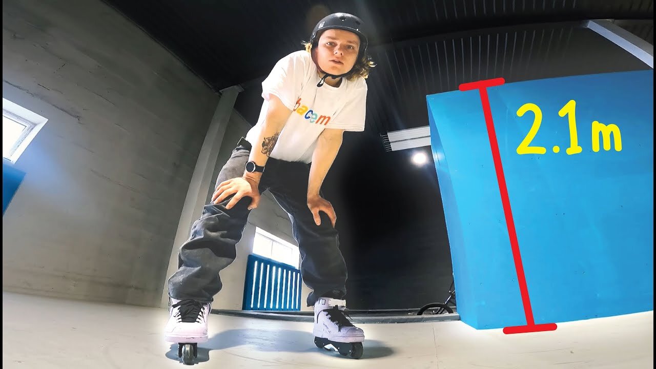 Grinding The Highest Ledge in The Park With Nils Jansons